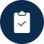 icon of a clipboard
